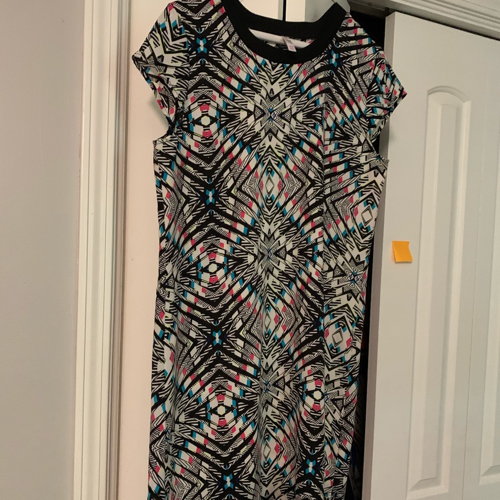 Black pattern dress